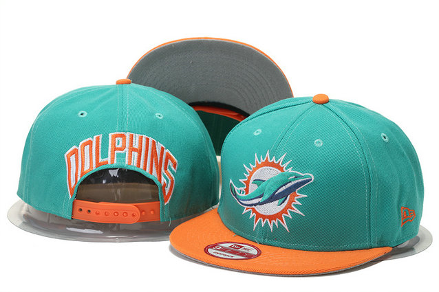 Miami Dolphins Snapback Green Hat GS 0620